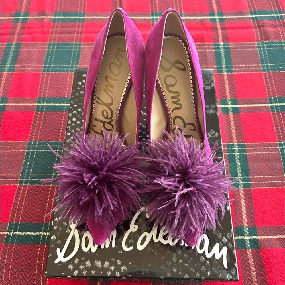 Sam Edelman pom pom heels